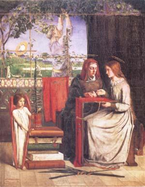 The Girlhood of Mary Virgin (mk28), Dante Gabriel Rossetti
